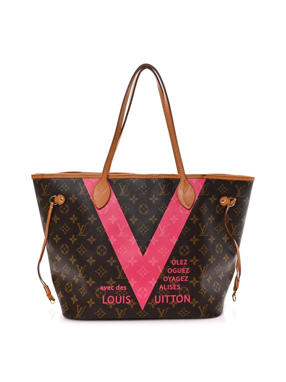 Louis Vuitton V Neverfull Mm Grenade #269636L15B
